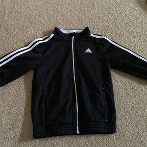 Adidas Girls Zip Up Jacket with Pockets